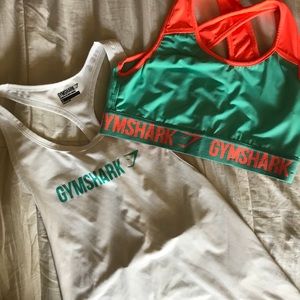 GYMSHARK TANK AND SPORTS BRA